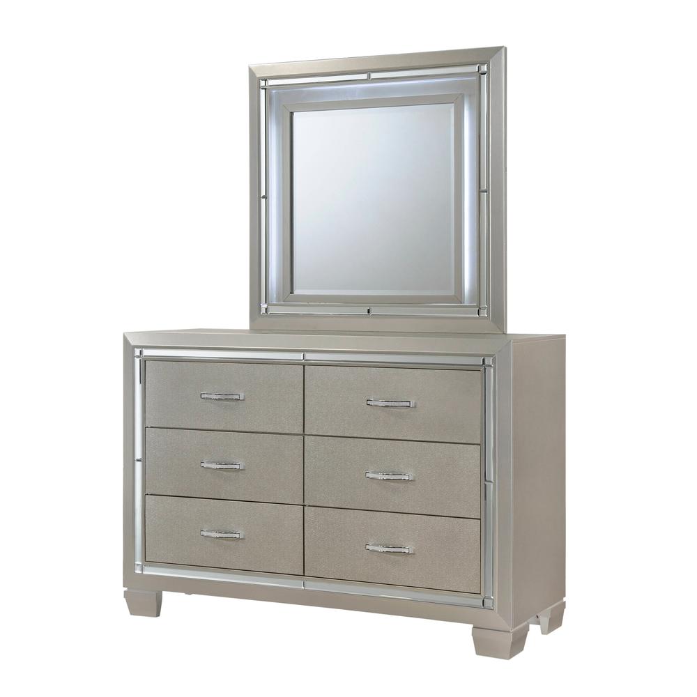 Glamour Youth Twin Platform 6PC Bedroom Set