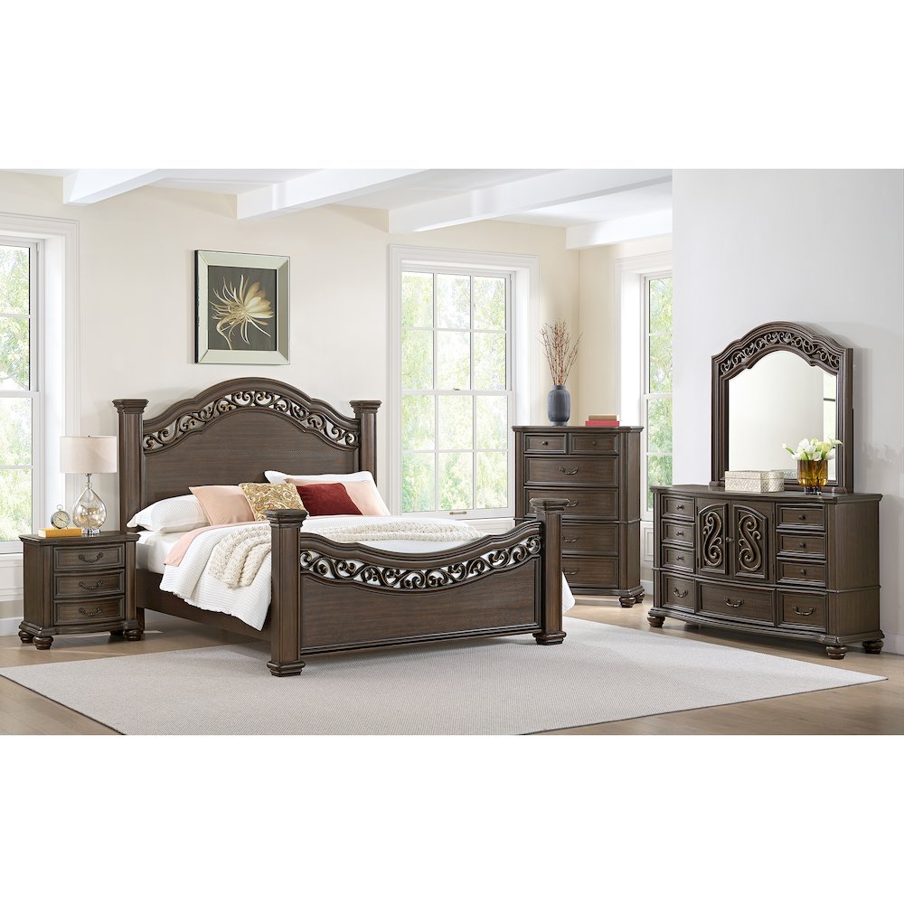Brunswick 7-Drawer Dresser in Mahogany