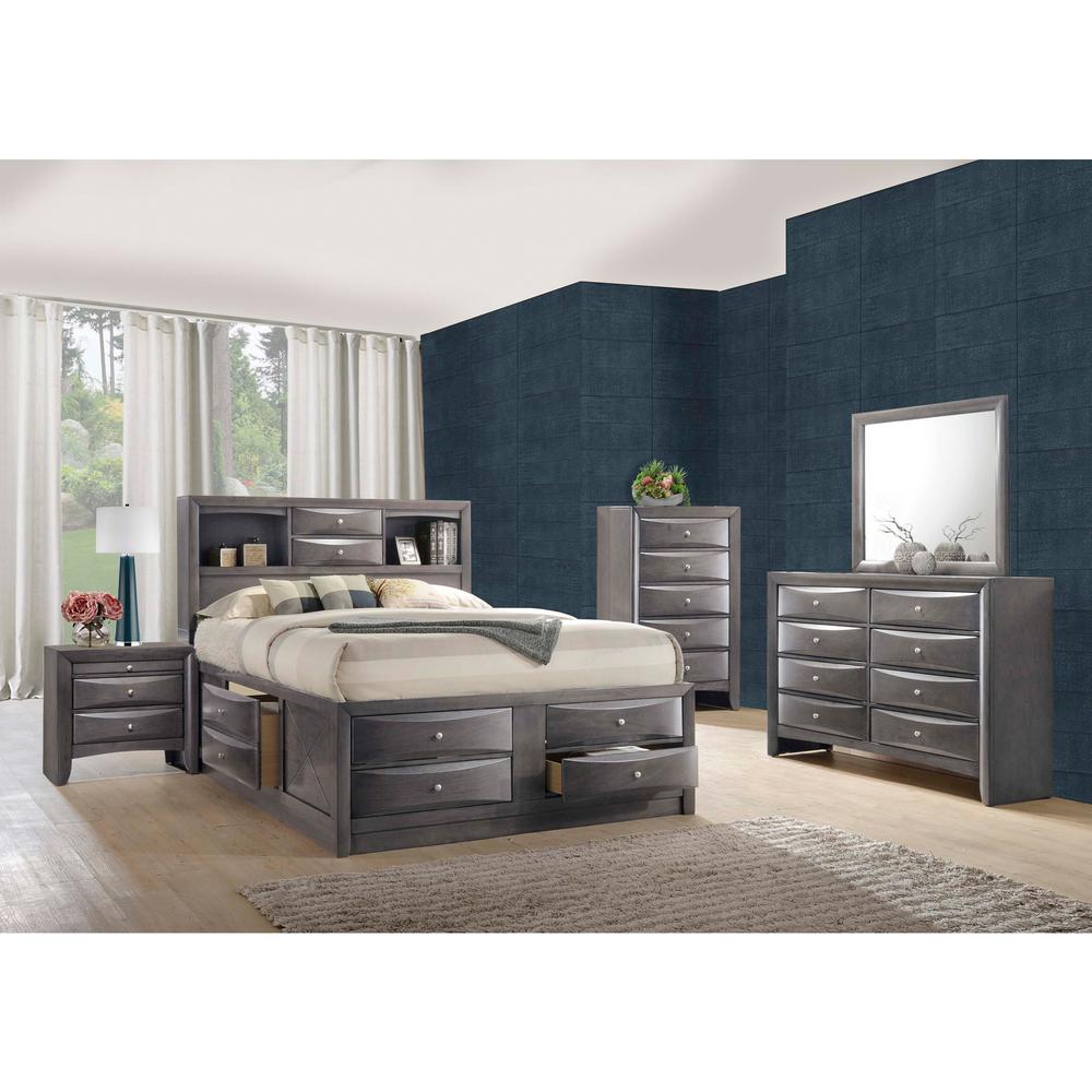 Madison King Storage 4PC Bedroom Set