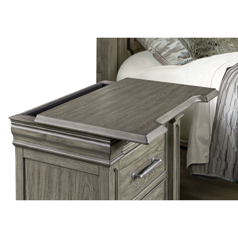 Paterson  Queen Storage 5PC Bedroom Set in Grey