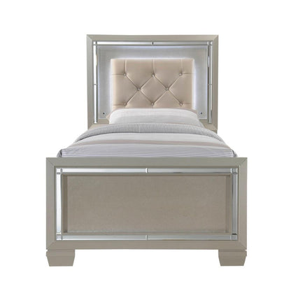 Glamour Youth Twin Platform 6PC Bedroom Set