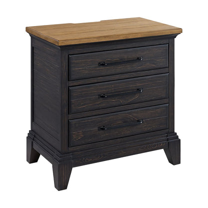 Johnshaven  Queen Storage 5PC Bedroom Set in Espresso & Brown