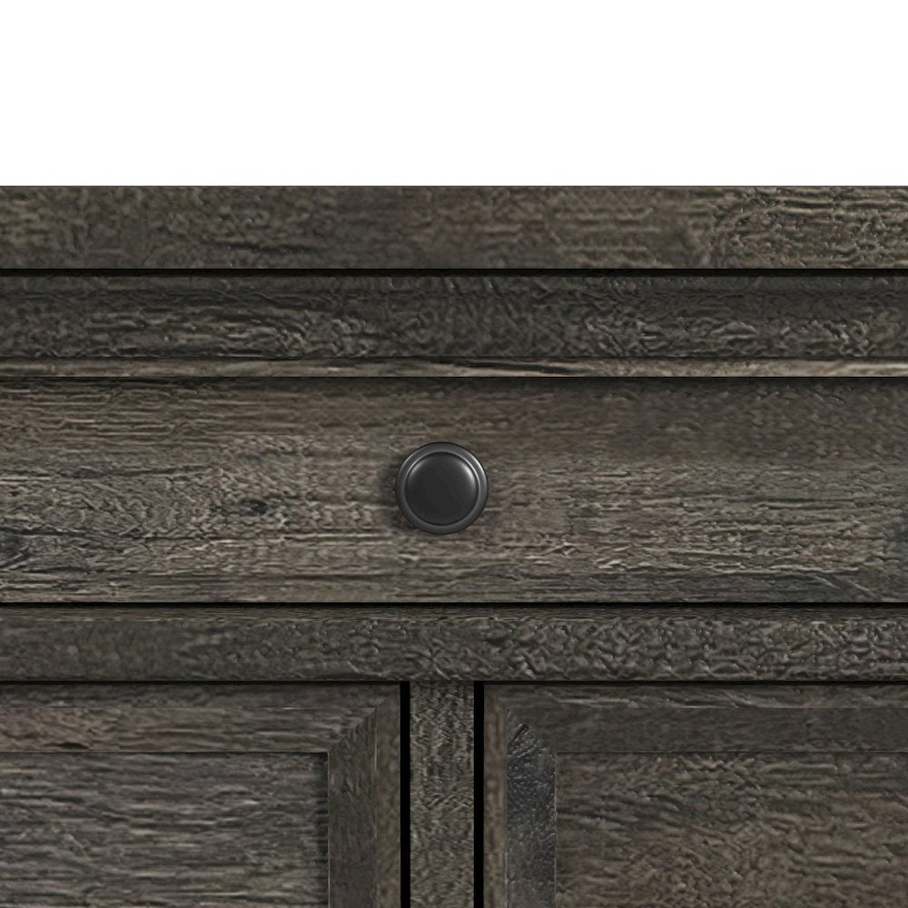 Park Ridge King Sleigh Storage 3PC Bedroom Set in Charcoal