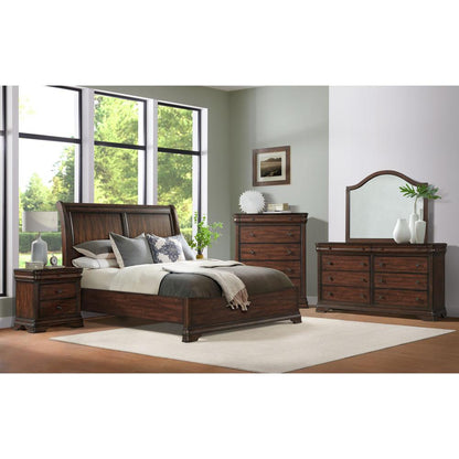Stark King Bed in Cherry