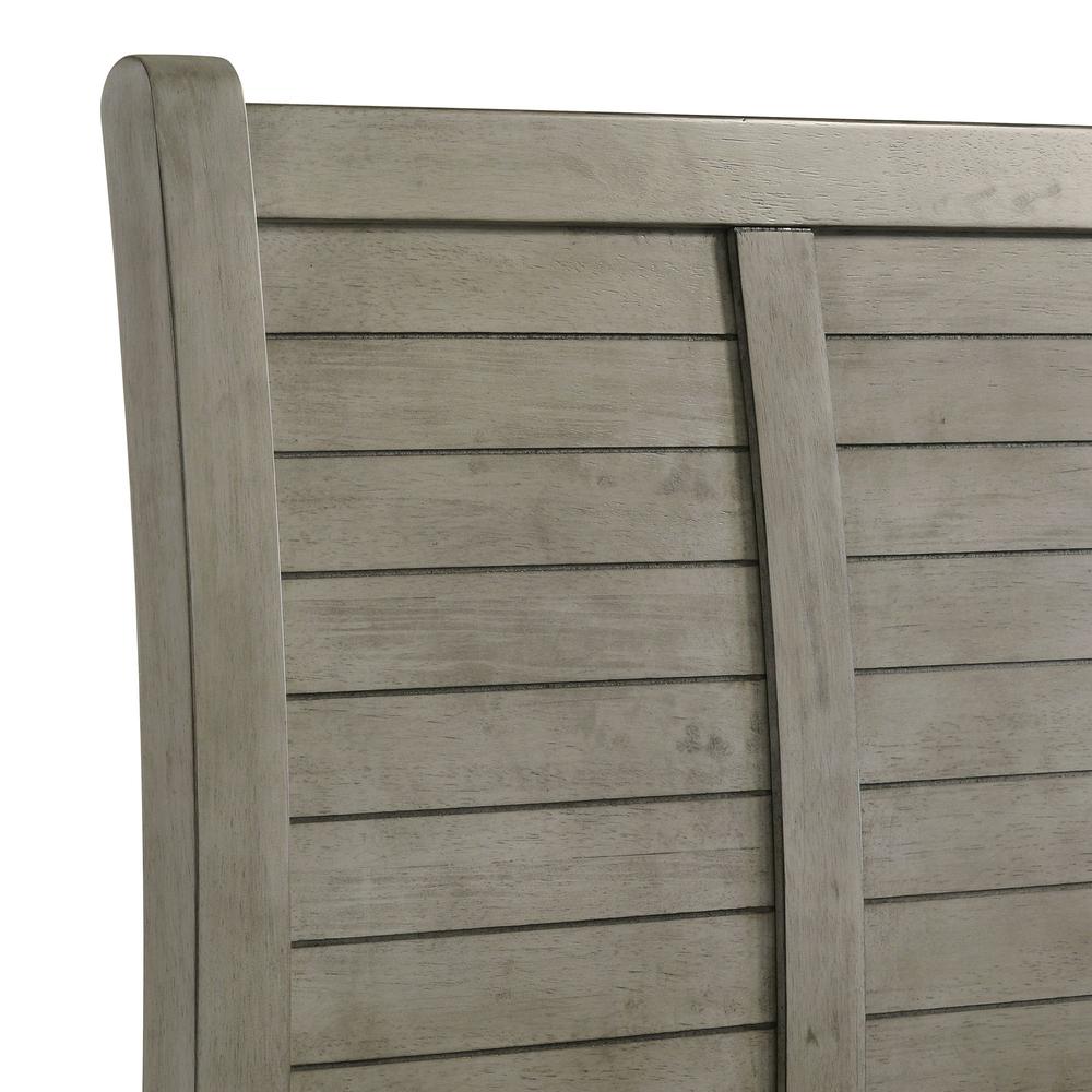 Damen King Storage Bed in Drift Grey