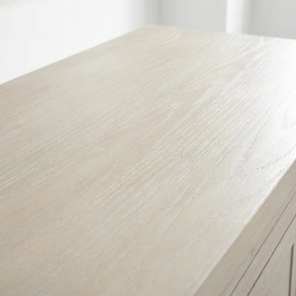 Oak Buffet Cabinet Sideboard with Storage, Credenza, Dining Room, Antique White