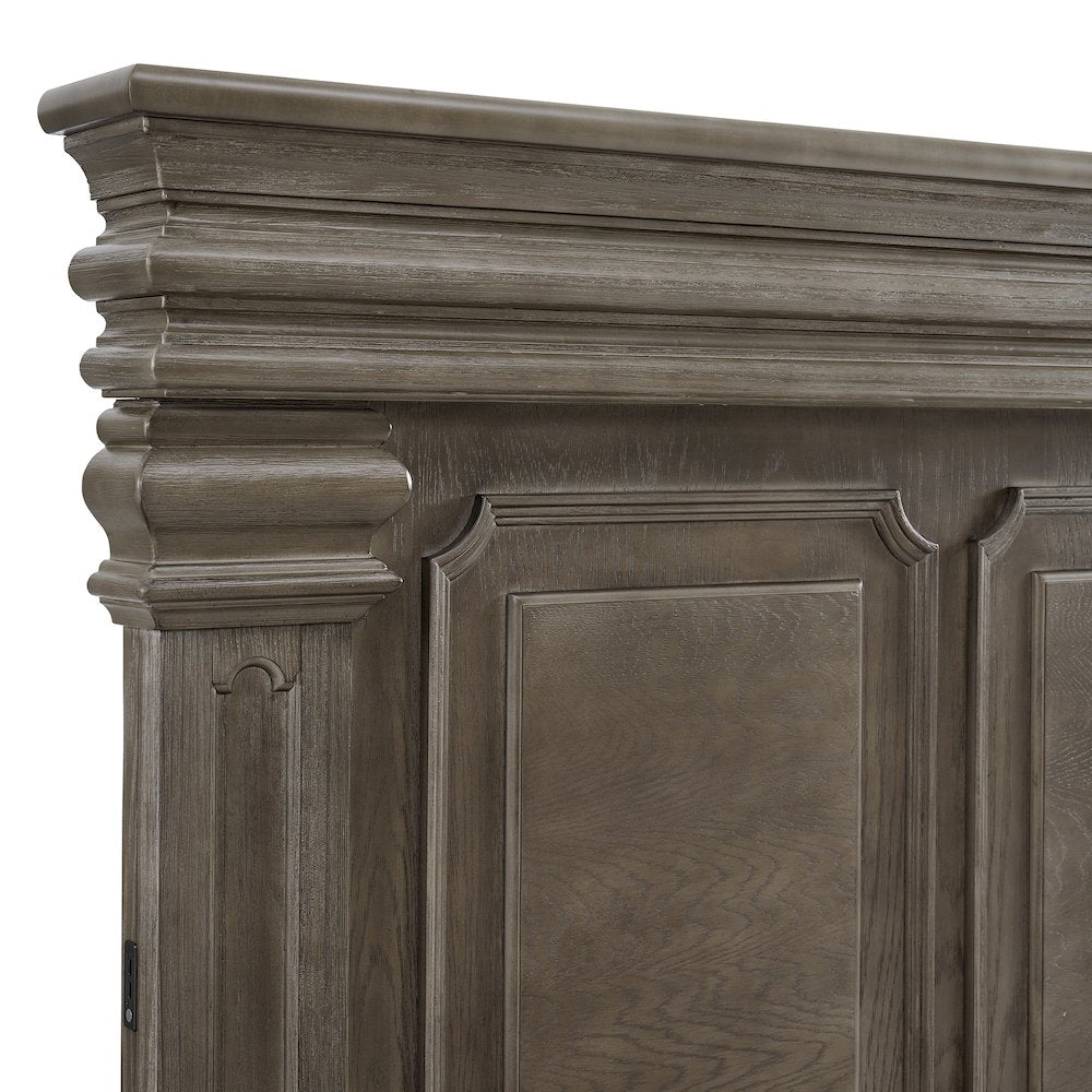 Paterson  King Bed in Grey