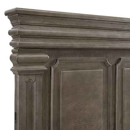 Paterson  King Bed in Grey
