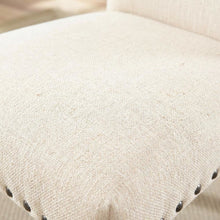 Upholstered Side Chair, Traditional Accent Dining Chair,White Set of 2