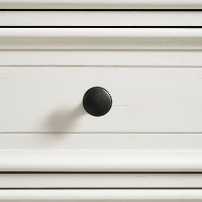 Ulysses Youth Dresser and Mirror Set in Brown and White