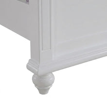 Okume Wood Full Platform Bed Frame with Headboard, Traditional Style, White
