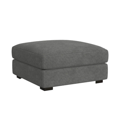 Mesa Modular 7PC Sectional Set with LHF Chaise in Steno Charcoal