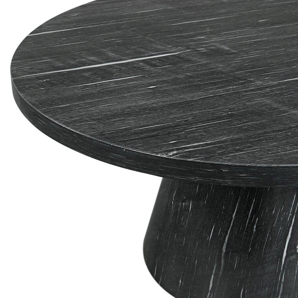 Odette Round Occasional Coffee Table Complete in Grey