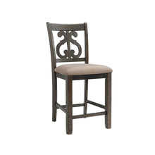 Swirl Back Wooden Dining Chairs for Kitchen and Dining in Brown Finish