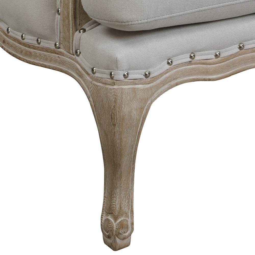 Gray Upholstered Accent Chair for Living Room or Bedroom Comfort Seating