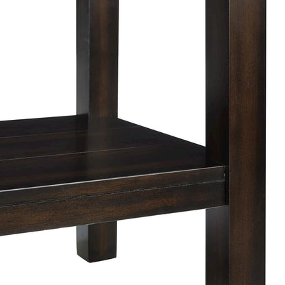 Elegant Console Table with Marble Top for Living Room and Entryway