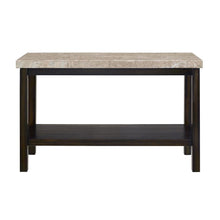 Elegant Console Table with Marble Top for Living Room and Entryway