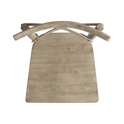 Beach-Tone Acacia Wooden X-Back Chair Set