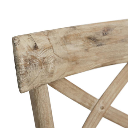 Beach Counter Stool with Back Support for Kitchen Island or Bar Seating