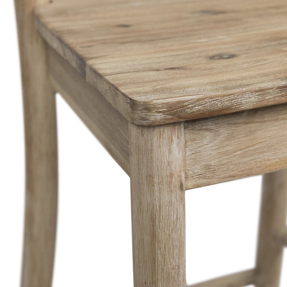 Beach Counter Stool with Back Support for Kitchen Island or Bar Seating