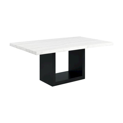 White Marble Standard Height Dining Table