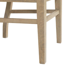 Natural Rubberwood Slat Back Dining Chair Set