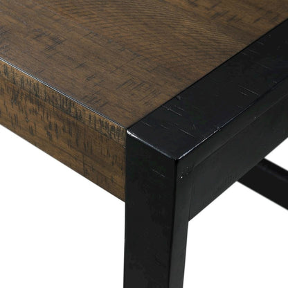 Brown Multipurpose Bar Table Set with Stools for Kitchen or Living Room