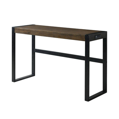 Brown Multipurpose Bar Table Set with Stools for Kitchen or Living Room