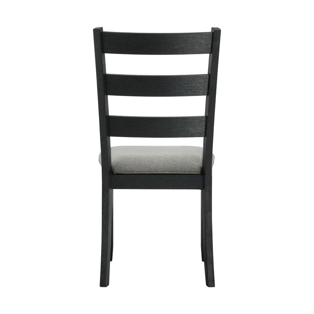 Compact Drop Leaf Dining Set with Table and Two Chairs in Gray Finish