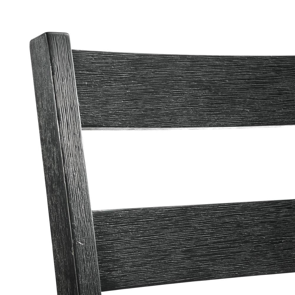 Compact Drop Leaf Dining Set with Table and Two Chairs in Gray Finish