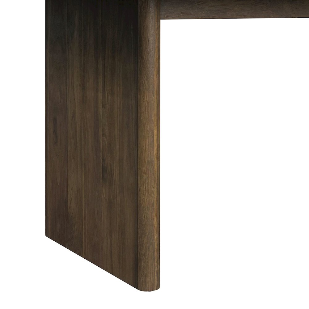Perth 7PC Standard Height Dining Set in Brown-Table and Six Fabric Chairs