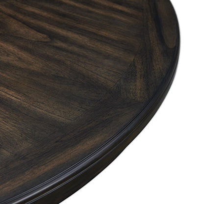 Walnut Acacia Wood Standard Height Dining Table