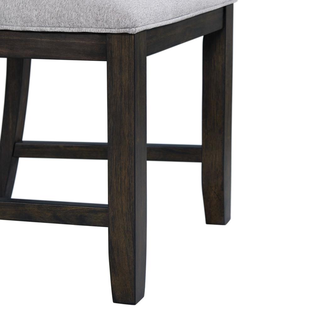Elegant Wooden Dining Chair Set in Walnut Finish for Kitchen and Dining
