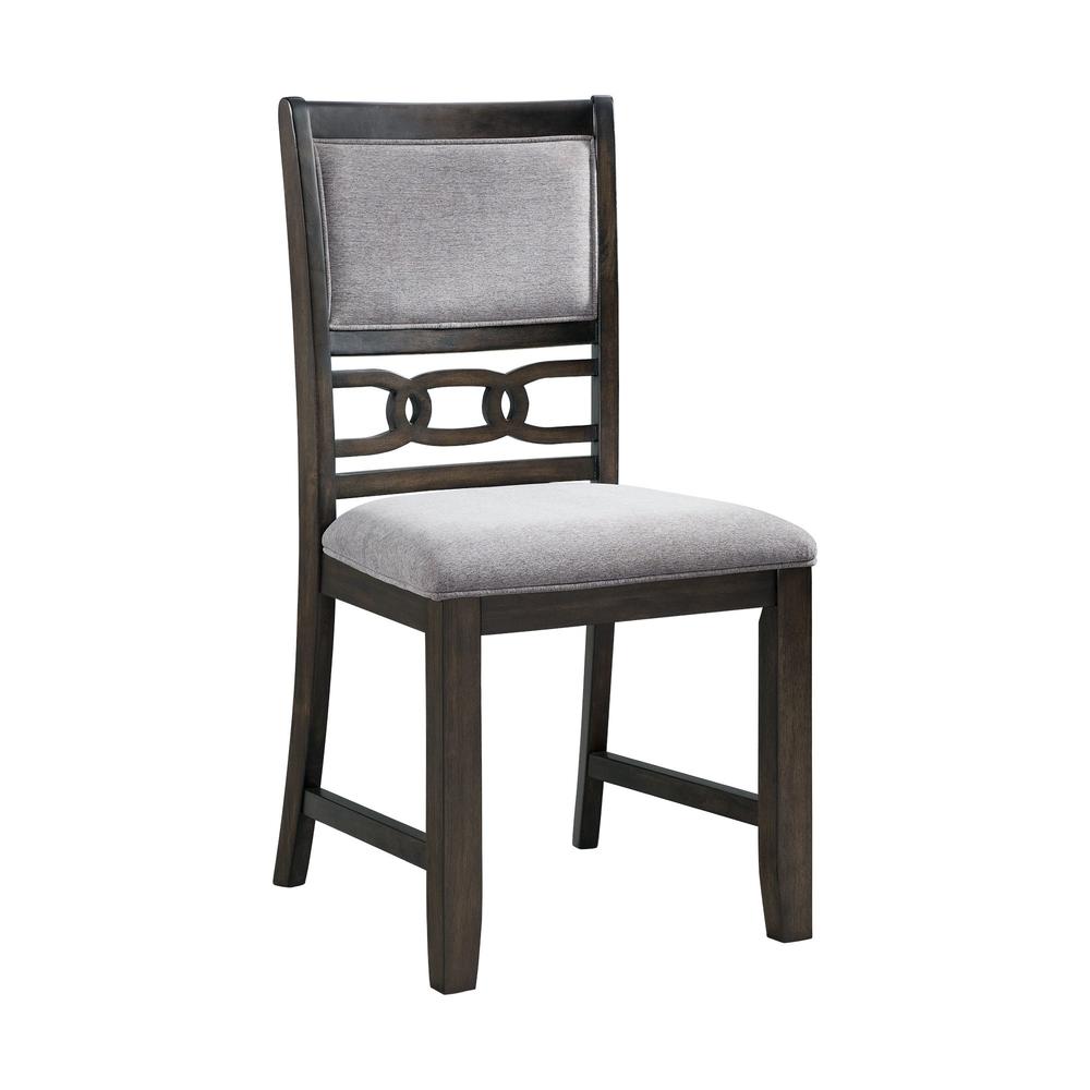 Elegant Wooden Dining Chair Set in Walnut Finish for Kitchen and Dining