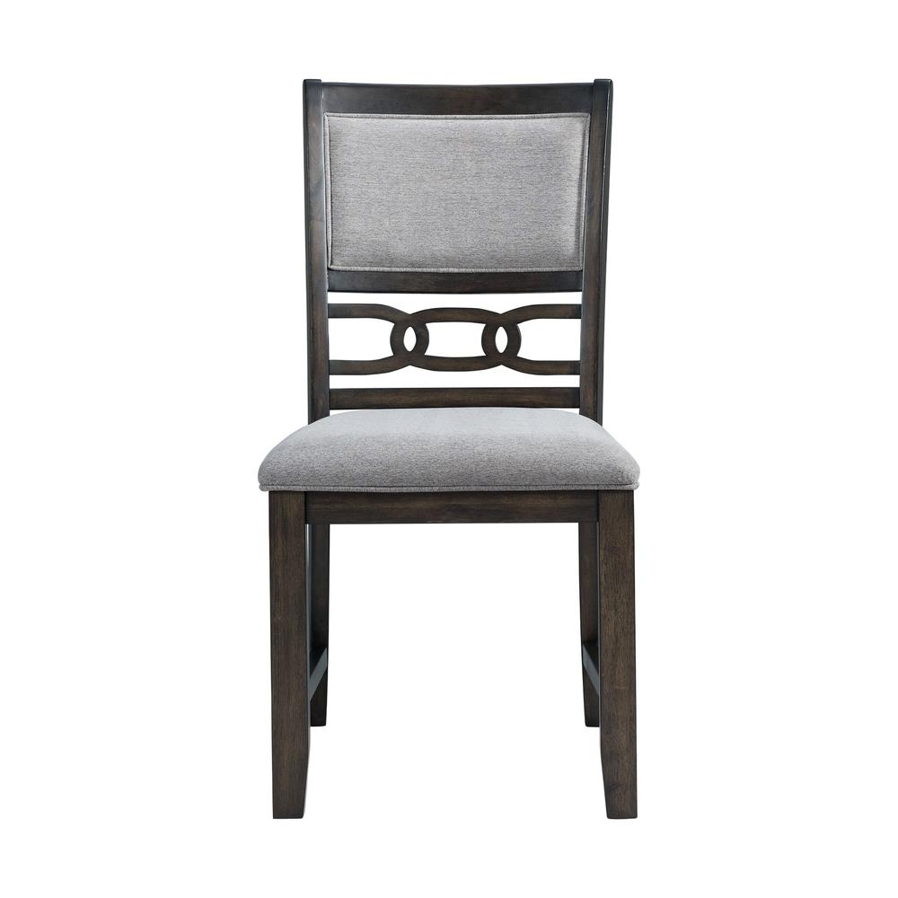 Elegant Wooden Dining Chair Set in Walnut Finish for Kitchen and Dining