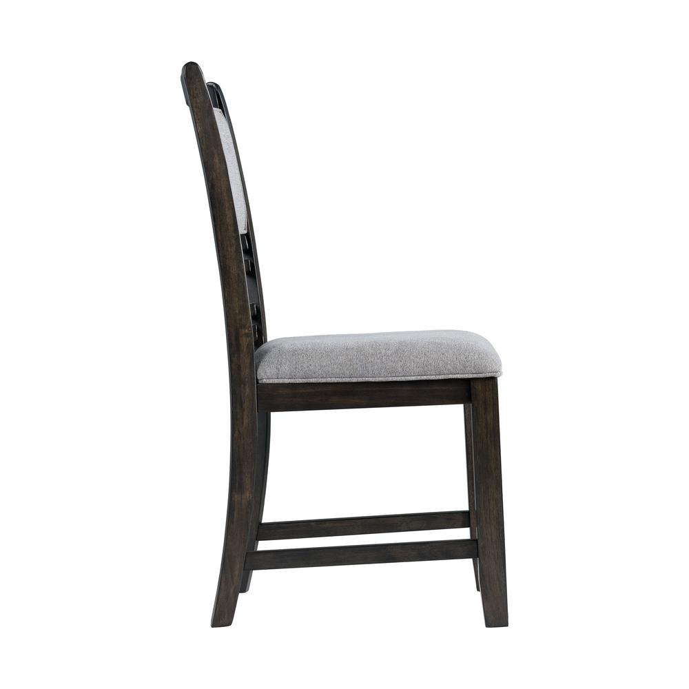 Elegant Wooden Dining Chair Set in Walnut Finish for Kitchen and Dining