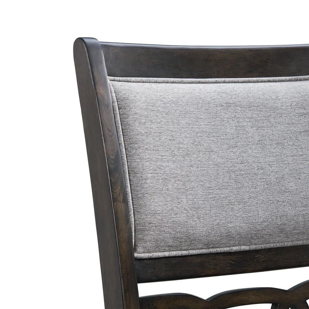 Elegant Wooden Dining Chair Set in Walnut Finish for Kitchen and Dining