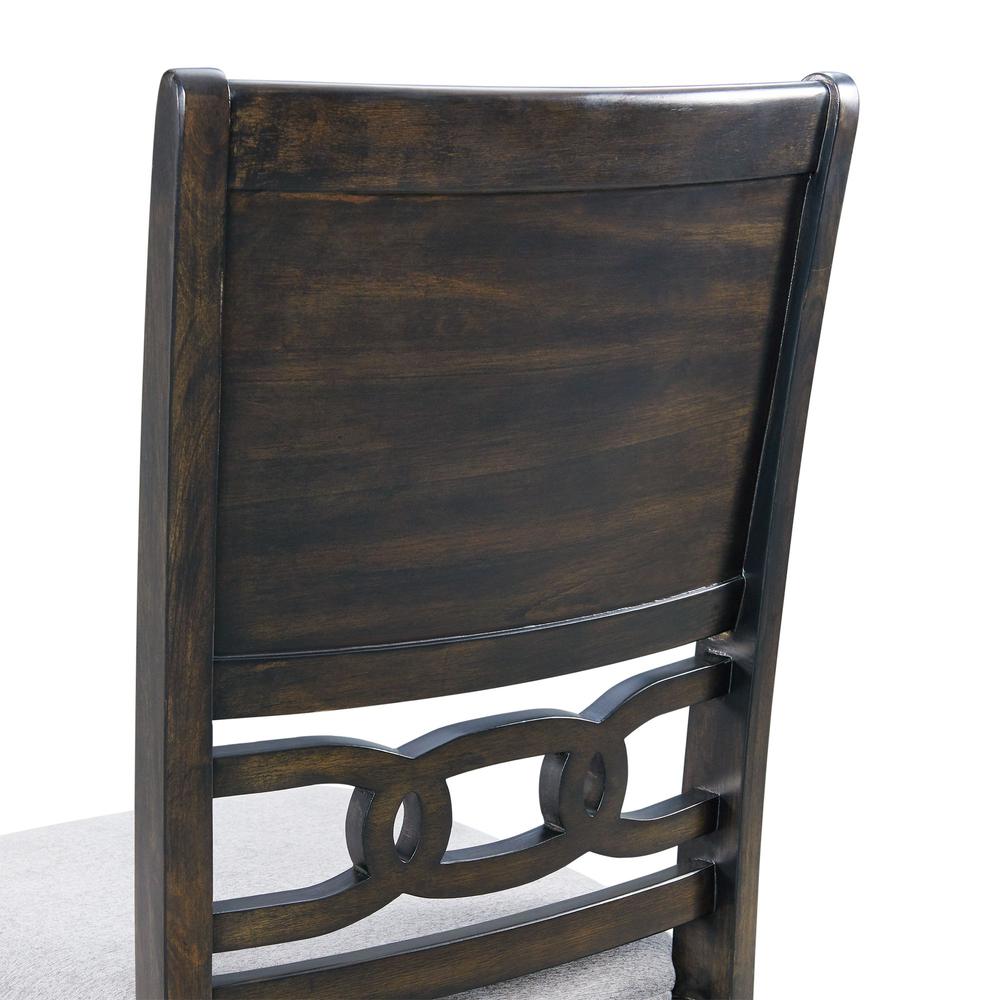 Elegant Wooden Dining Chair Set in Walnut Finish for Kitchen and Dining