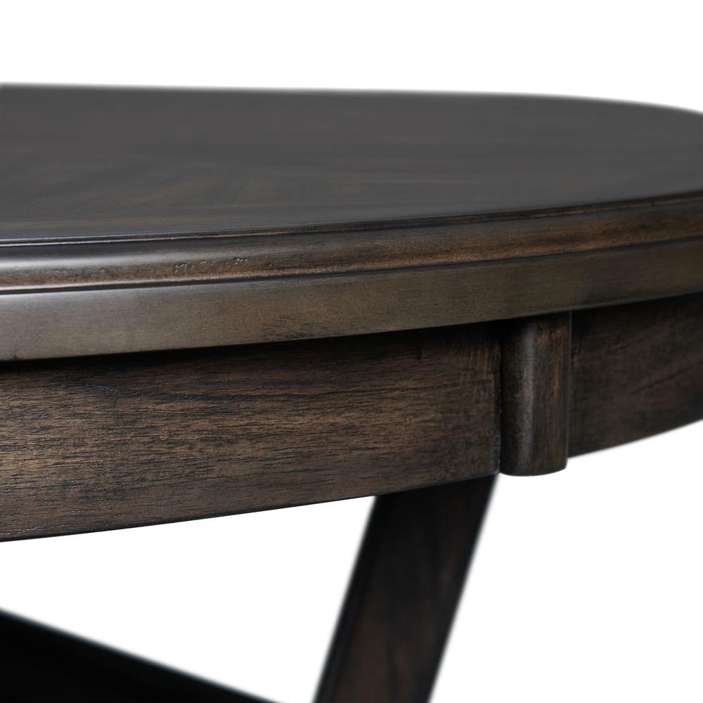 Counter Height Dining Table in Brown for Kitchen and Dining Room Use