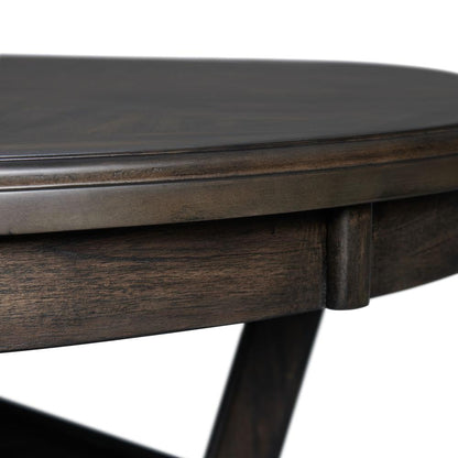 Counter Height Dining Table in Brown for Kitchen and Dining Room Use
