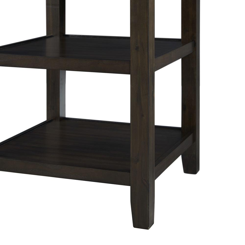Counter Height Dining Table in Brown for Kitchen and Dining Room Use