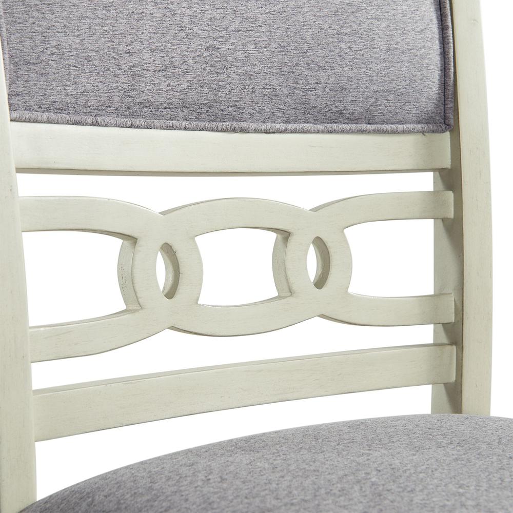 Picket House Furnishings Taylor Counter Height 5PC Dining Set-Table and Four Side Chairs in Bisque
