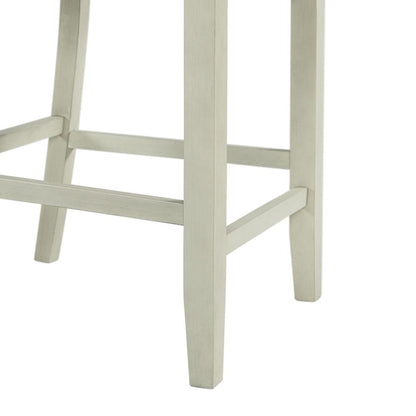 Picket House Furnishings Taylor Counter Height 5PC Dining Set-Table and Four Side Chairs in Bisque