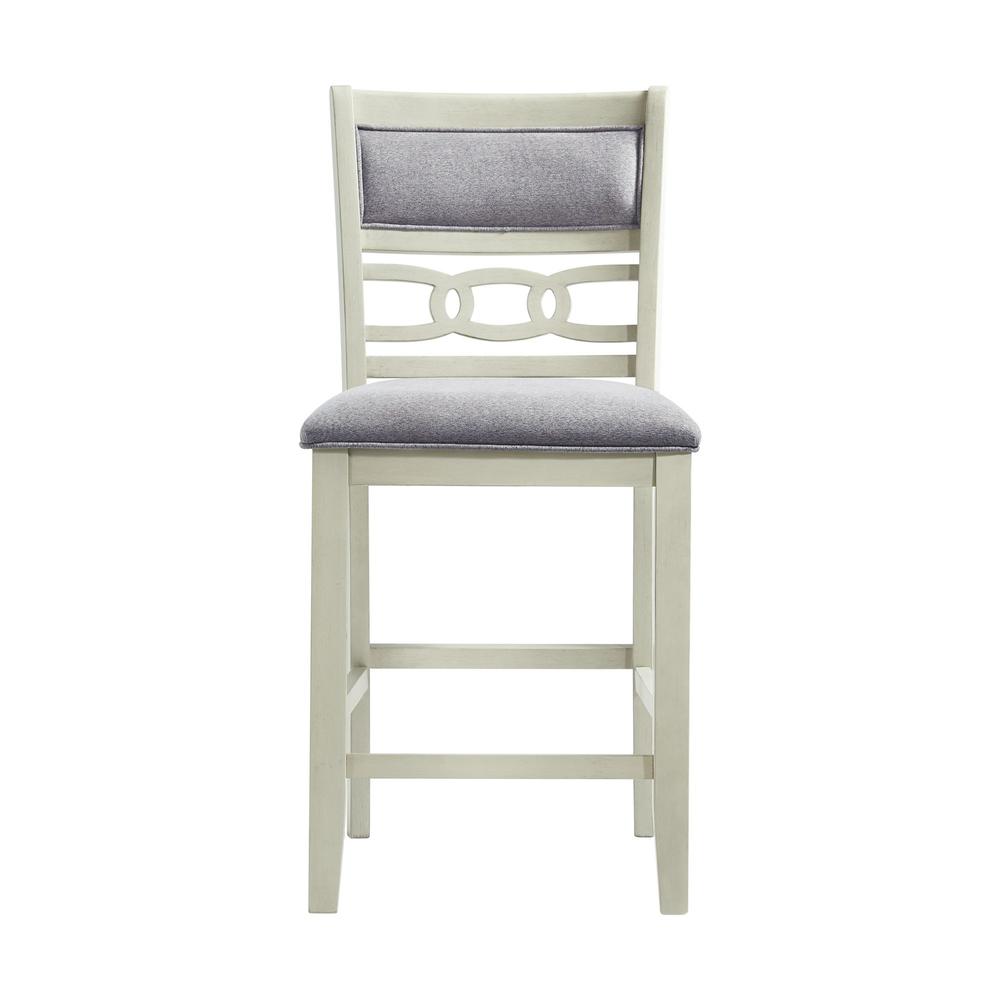 Picket House Furnishings Taylor Counter Height 5PC Dining Set-Table and Four Side Chairs in Bisque