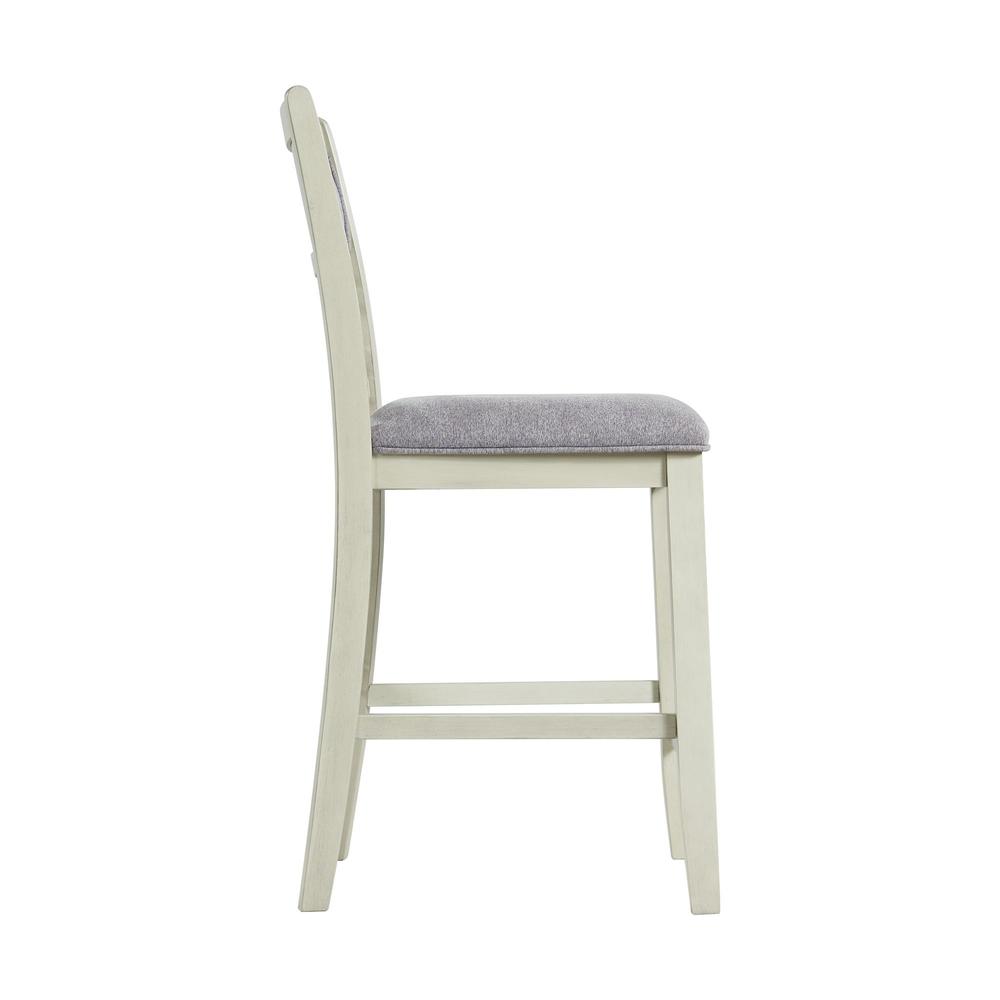 Picket House Furnishings Taylor Counter Height 5PC Dining Set-Table and Four Side Chairs in Bisque
