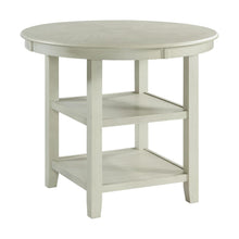 Elegant Counter Height Dining Table in Bisque Finish for Kitchen and Dining