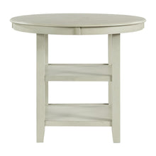 Elegant Counter Height Dining Table in Bisque Finish for Kitchen and Dining