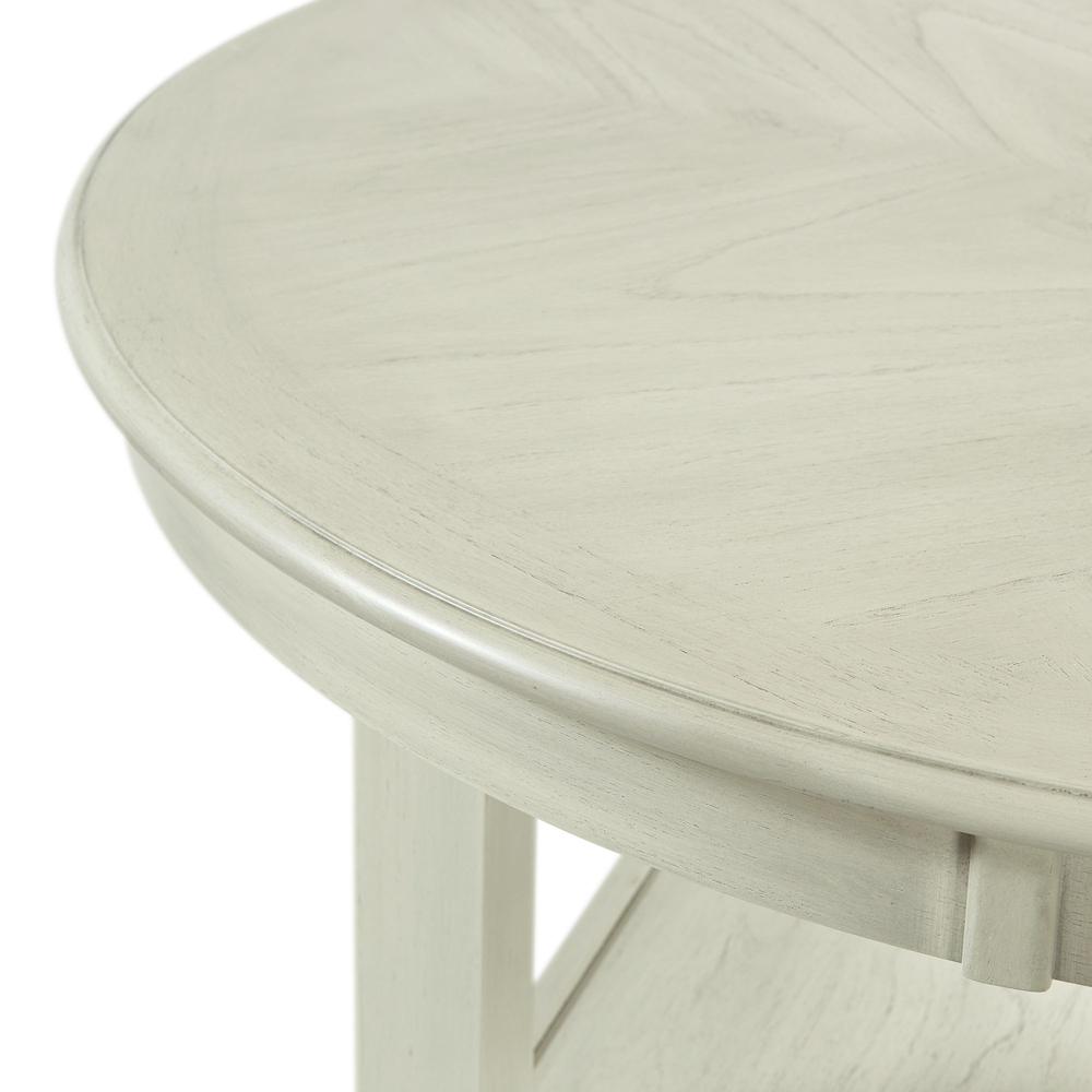 Elegant Counter Height Dining Table in Bisque Finish for Kitchen and Dining