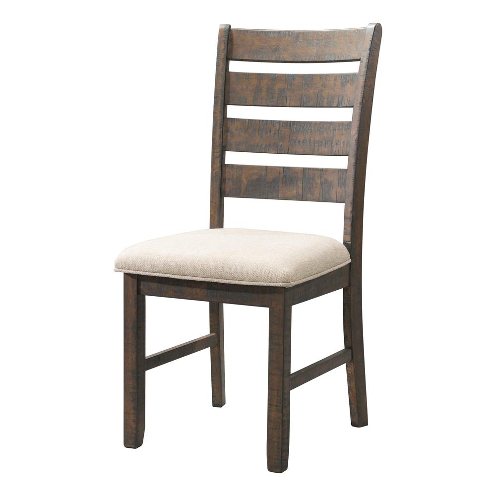 Dex 6PC Dining Set- Table, 4 Ladder Side Chairs & Bench