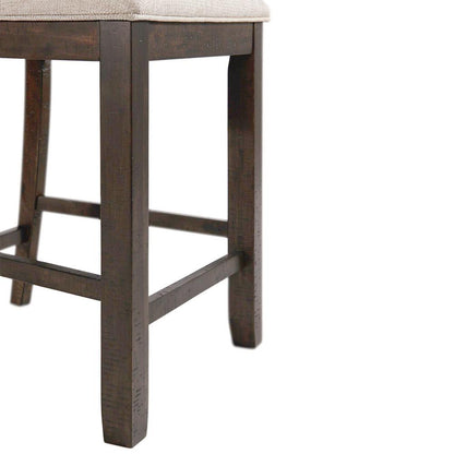 Stanford Counter Height 9PC Dining Set-Table & Eight Swirl Back Chairs